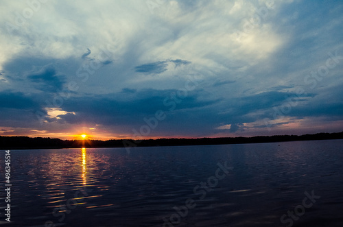 sunrise in the sea sunset sky © Oleksandr