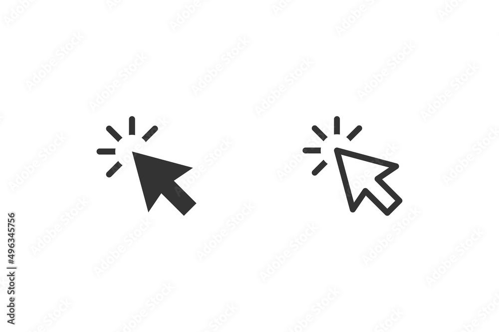Cursor click icon vector design Cursor click icon vector design