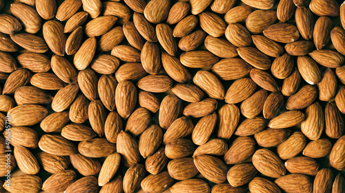 background texture of almond nuts