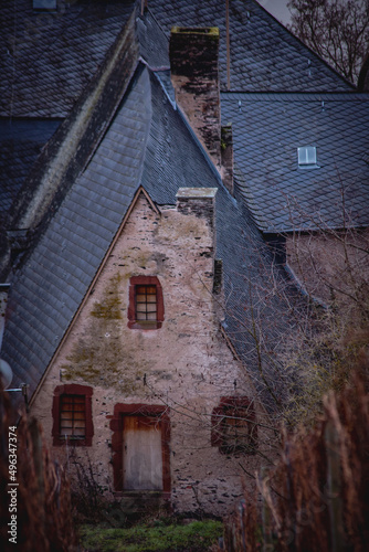 German fairytale architecture on the Moselle valley