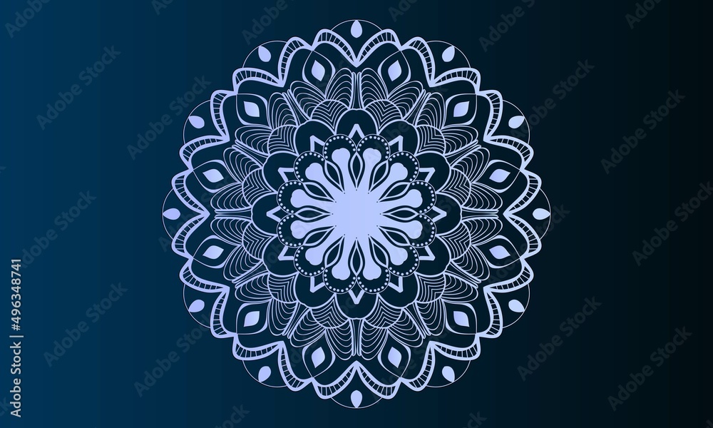 Stylish Mandala Pattern Design Illustration Stylish Mandala Pattern Design Illustration