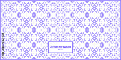 abstract modern arabic pattern with dominant purple pastel color
