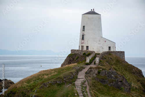 Tŵr Mawr Lighthouse at Ynys Llanddwyn, Anglesey, on the north Wales coast © Christopher Keeley