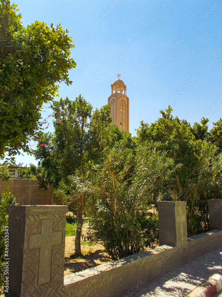 The minaret of the Church of Abouna Jessa in his monastery