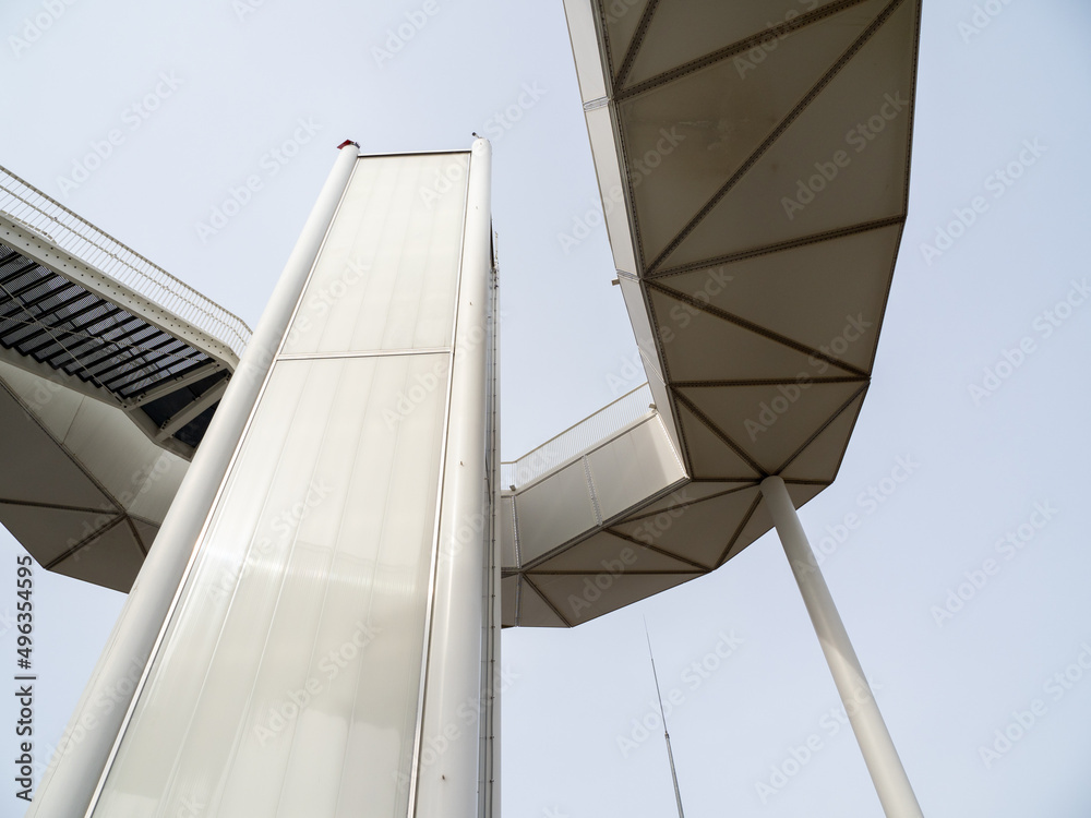 observation deck in the city of Berlin, Marzahn district. observation deck in the city of Berlin, Marzahn district.