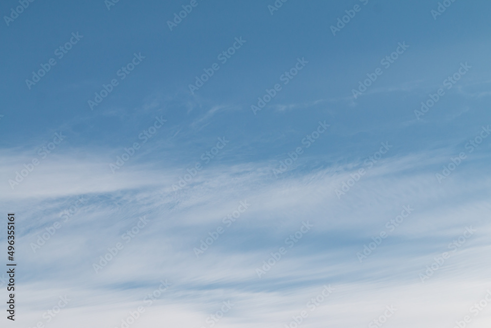 blue sky with clouds banner
