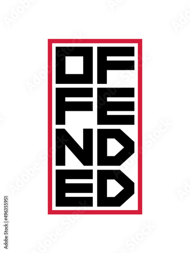 Rahmen Offended Logo 