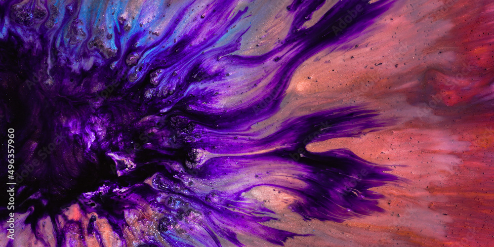 Abstract Ink Backgrounds. Natural luxury abstract ink art painting. alcohol ink technique