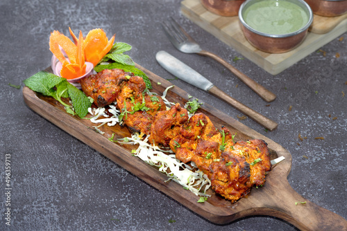 chicken tikka is one of the most popular chicken starter or appetizer from Indian Cuisine.