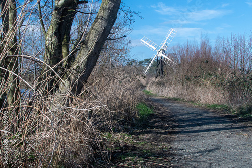 Boardman's Windmill; a drainage pump located by the River Ant at How Hill, Ludham, in the Norfolk Broads