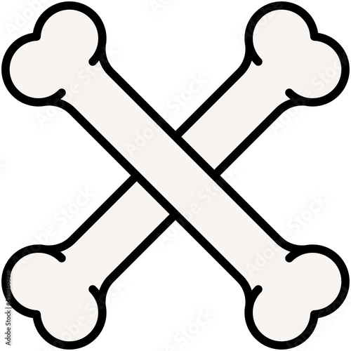Shankbone icon, Passover related vector illustration