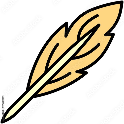 Feather icon, Passover related vector illustration