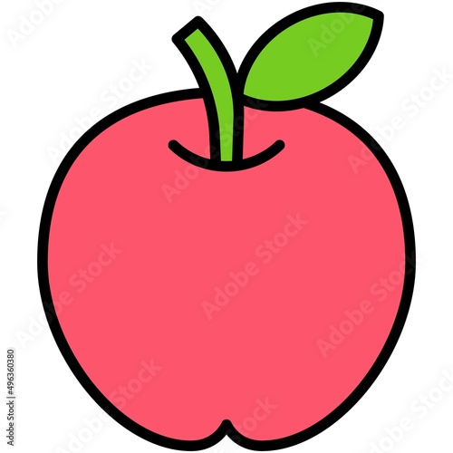 Apple icon, Passover related vector illustration