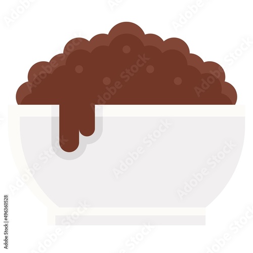 Charoset icon, Passover related vector illustration