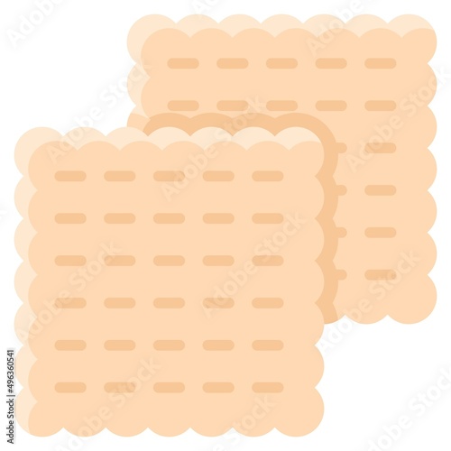 Matzo icon, Passover related vector illustration