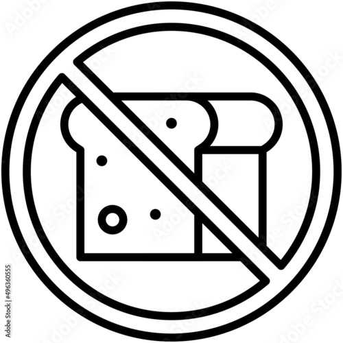 Unleavened bread icon, Passover related vector illustration