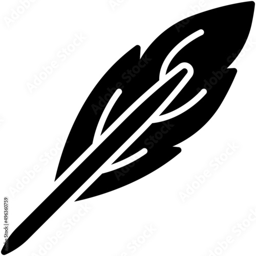 Feather icon, Passover related vector illustration