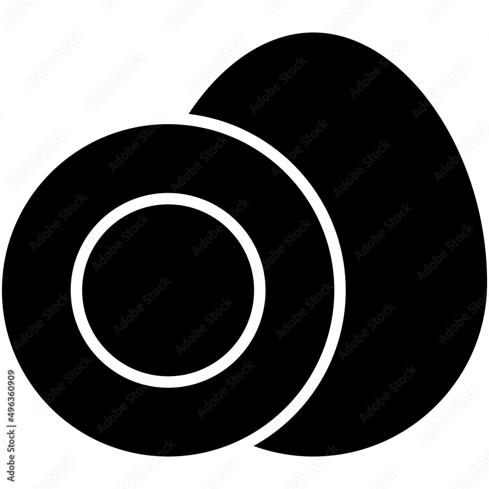 Hardboiled eggs icon, Passover related vector illustration Hardboiled eggs icon, Passover related vector illustration