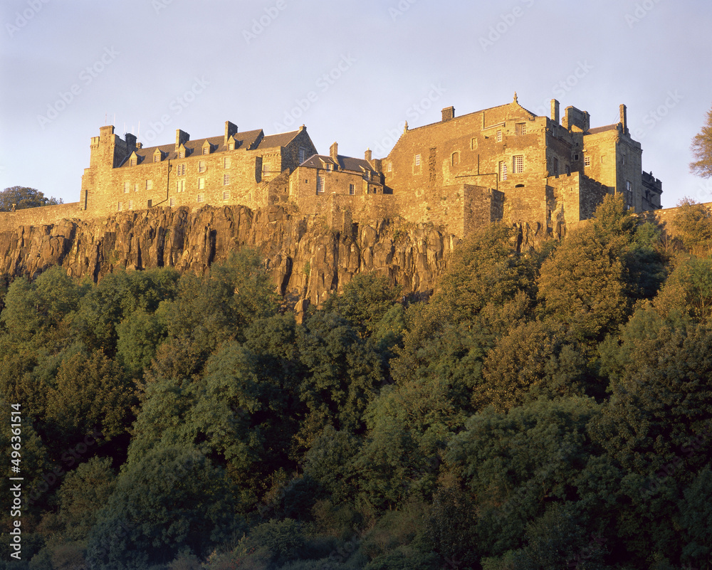 Low angle view of Stirling Castle, Stirling, Scotland Low angle view of Stirling Castle, Stirling, Scotland