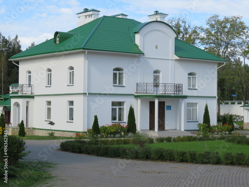 The monastery in the village of Elizarovo The Pskov region. Since 2000, the ancient monastery was restored and began to revive as a women's monastery.
