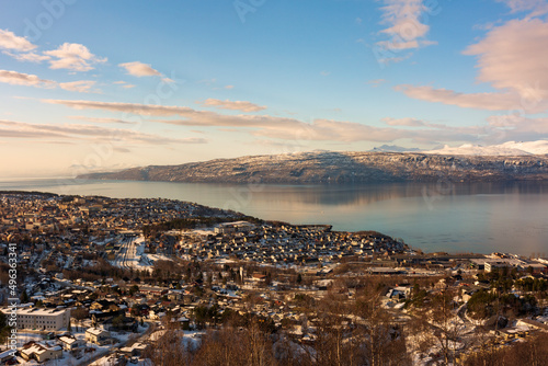 Narvik, Norway city,cold,snow,in Lapland © Claudio Quacquarelli