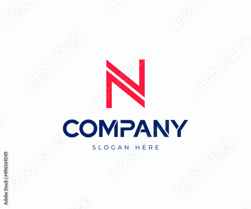Free Download Letter N Logo Design, N Letter Logo Design. Modern N Logo Design - GFXLoad