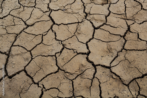 earth with cracks background