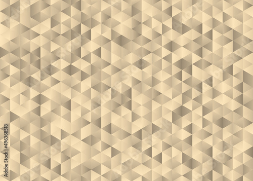 Triangle beige abstract geometric gradient background	
