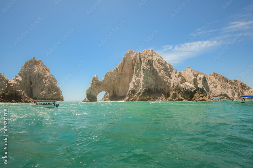 Arch of Cabo San Lucas, Mexico, tourist attraction.