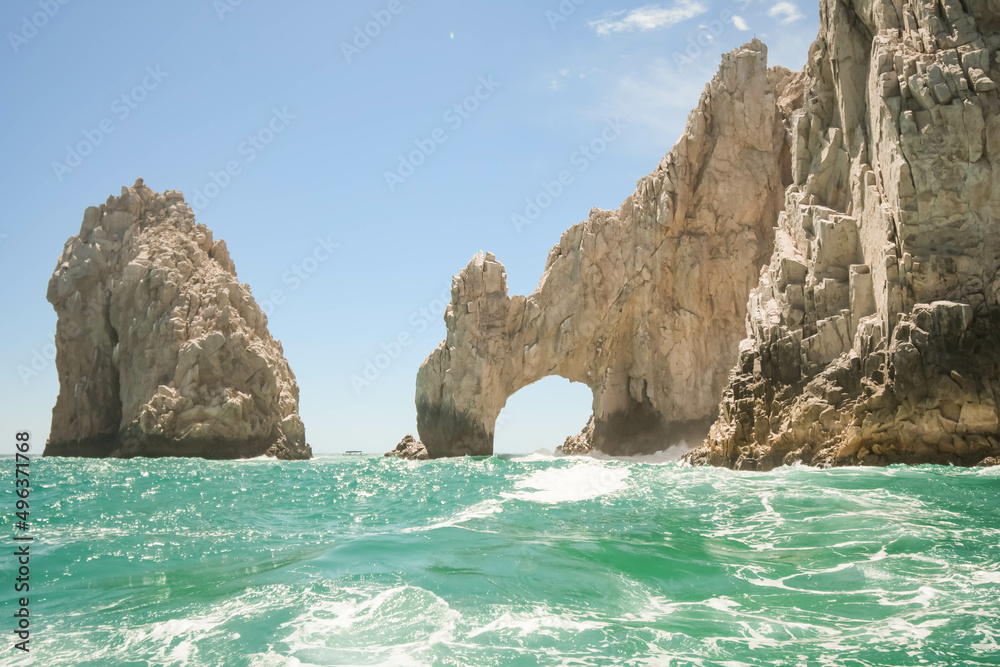 Arch of Cabo San Lucas, Mexico, tourist attraction.