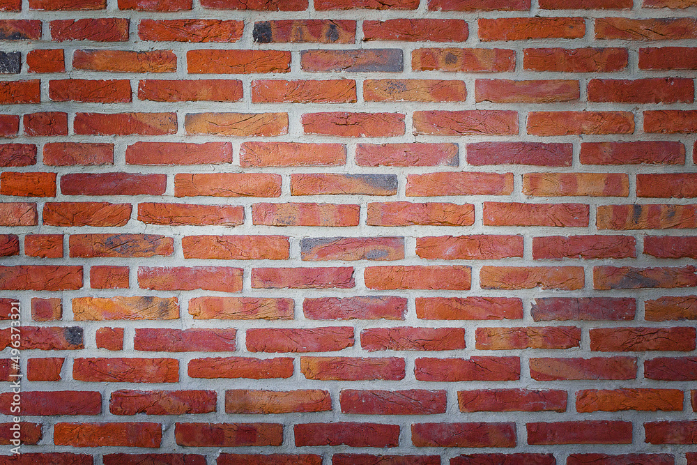 pattern of old orange bricks pattern of old orange bricks