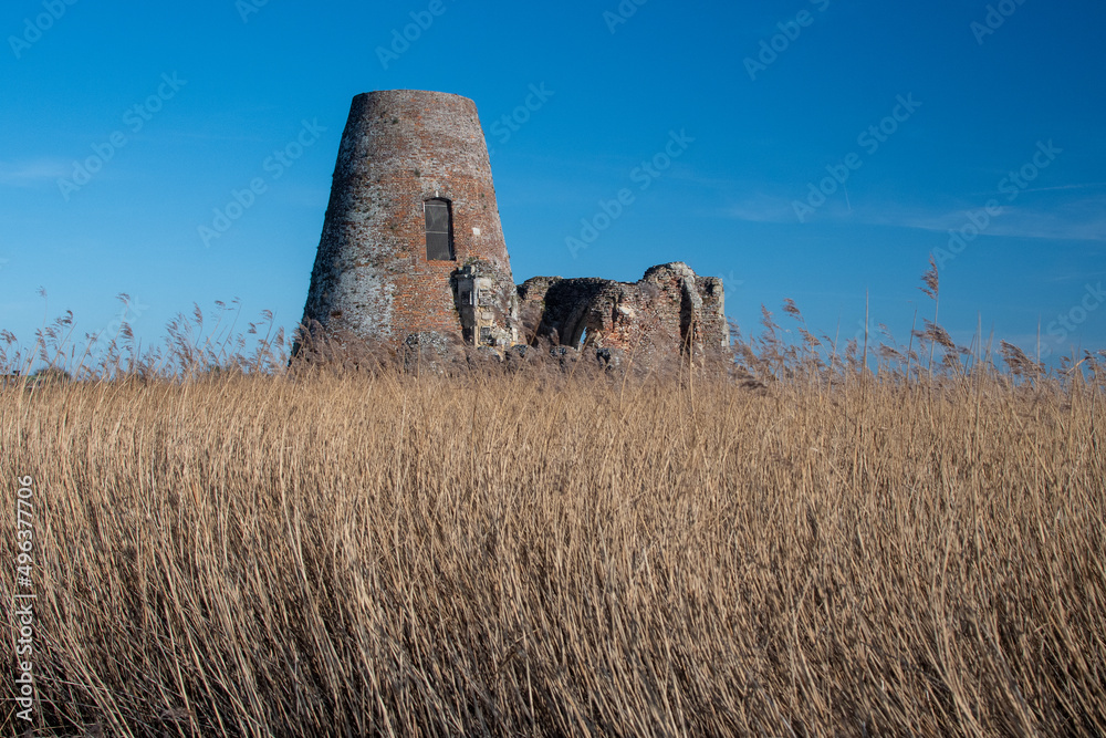 St. Benet's Abbey at Ludham in the Norfolk Broads, UK St. Benet's Abbey at Ludham in the Norfolk Broads, UK