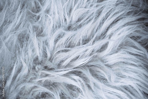 Weißes Fell Faser Haare Wolle Farbe weich abstrakt Hintergrund schön gefärbt dekorativ
