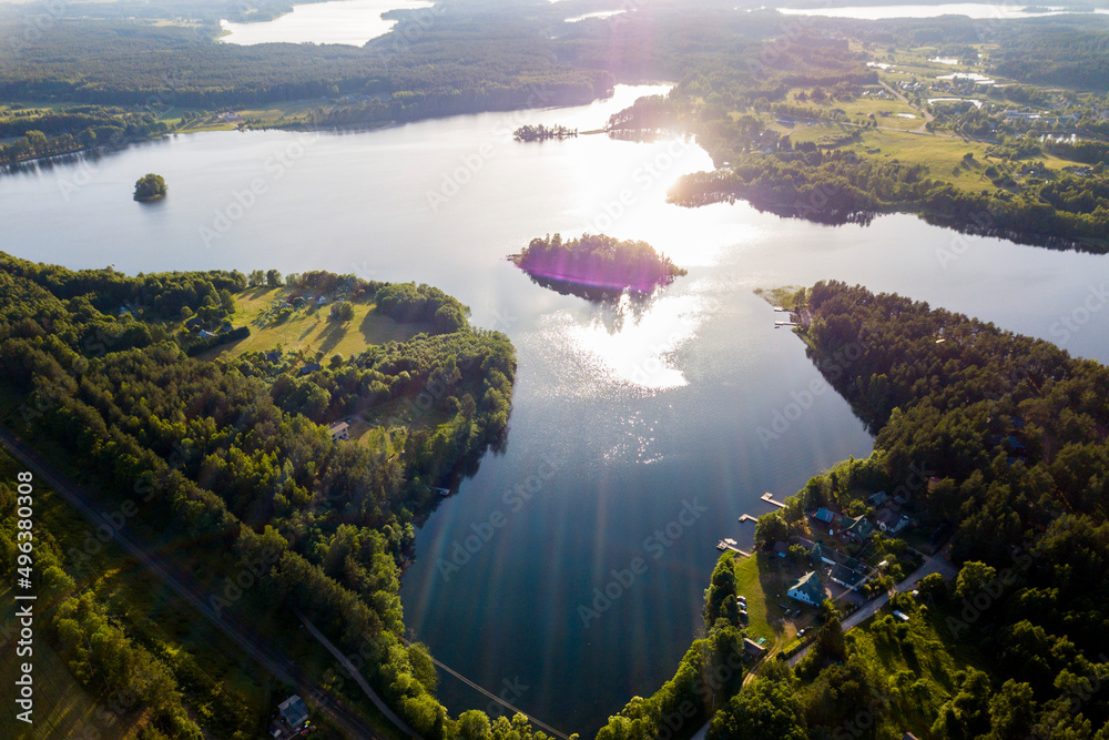 Gavys lake in Aukstaitija National Park, Lithuania Gavys lake in Aukstaitija National Park, Lithuania
