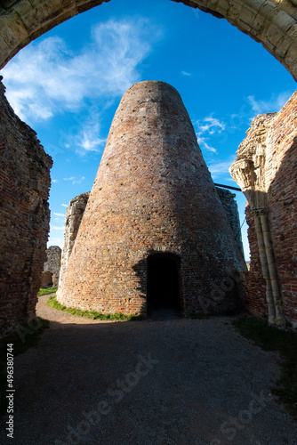 St. Benet's Abbey at Ludham in the Norfolk Broads, UK photo