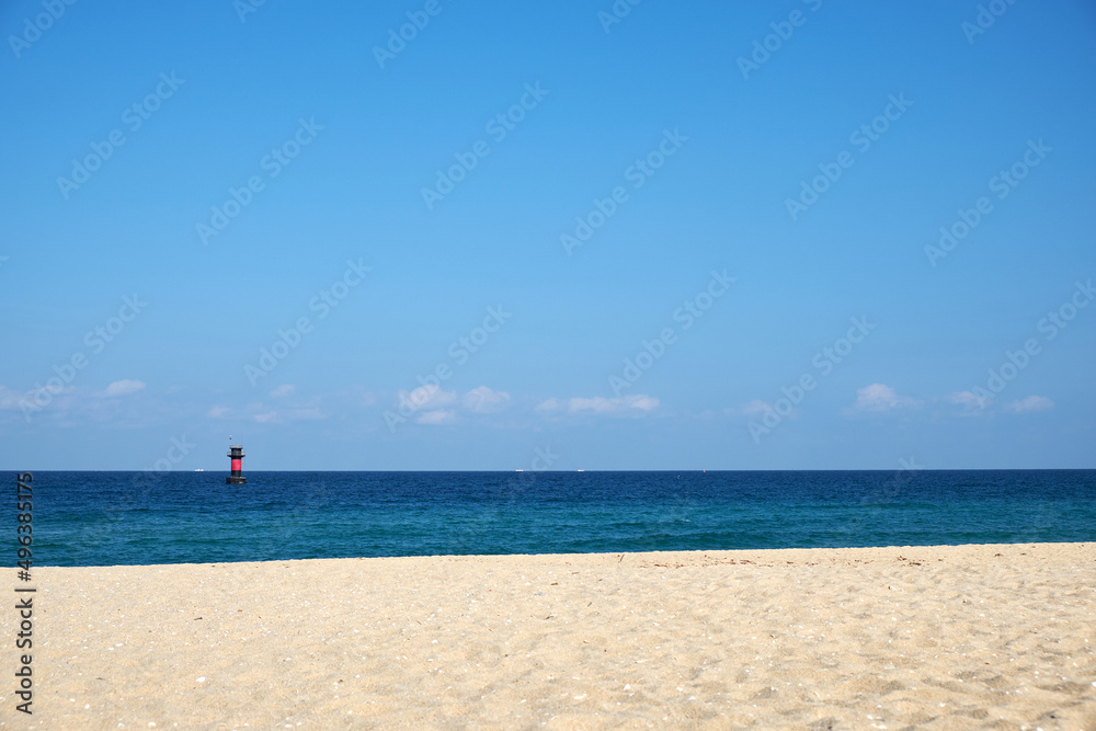 Gyeongpo Beach in Gangneung-si, South Korea. Gyeongpo Beach is a famous beach in Korea.
Gyeongpo Beach in Gangneung-si, South Korea. Gyeongpo Beach is a famous beach in Korea.