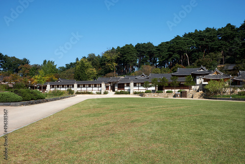 Sungyojang in Gangneung-si, South Korea. Sungyojang is a house built in the Joseon Dynasty.  © photo_HYANG
