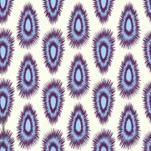 Abstract, trendy seamless pattern with stylized spots.