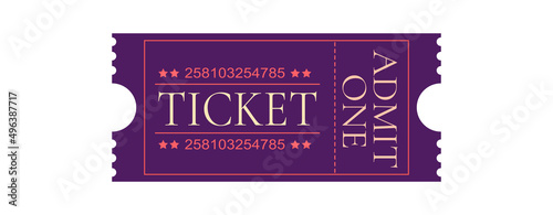 Vector vintage ticket