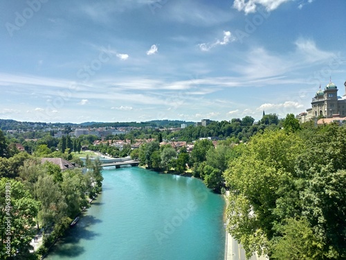 The Aar, Bern and the Federal Palace