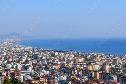 view of the city of Alanya and the sea © Katy