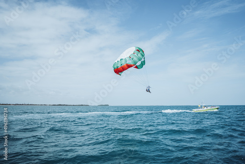 parasailing in the caribbean