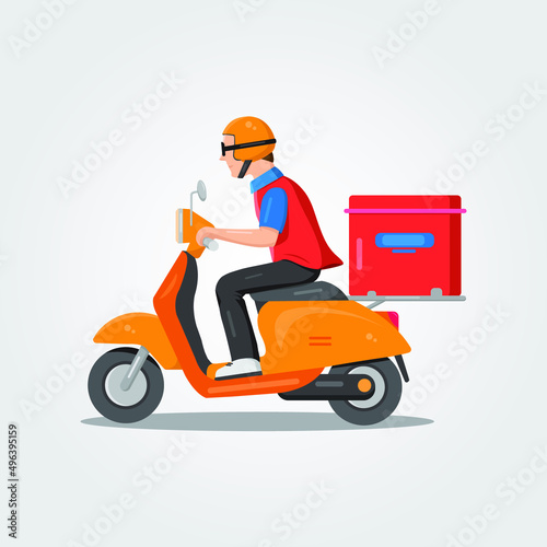 person riding a scooter © Cihat