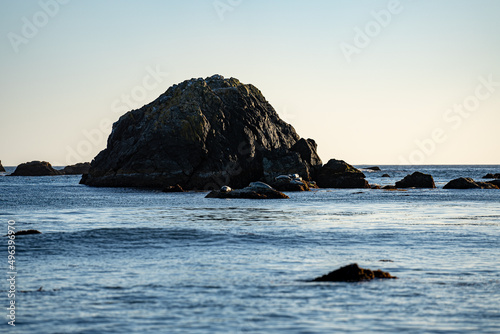 sunset over the pacific ocean