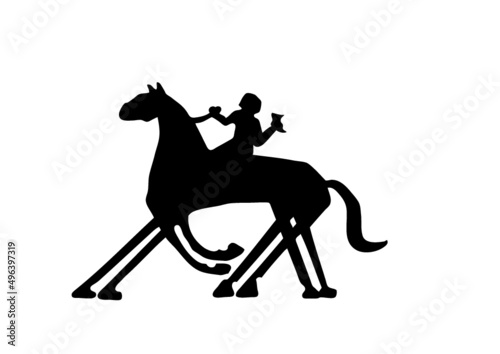 odin on Sleipnir