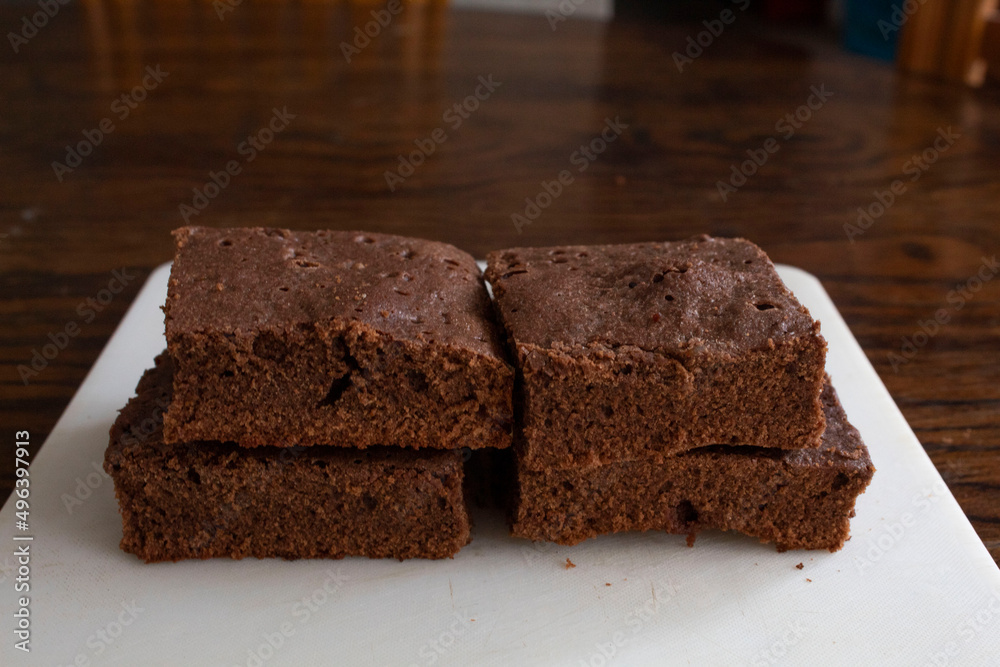Homemade brownies. Chocolate and cocoa sweet desserts Homemade brownies. Chocolate and cocoa sweet desserts