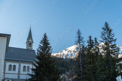 Paulus church in Davos in Switzerland