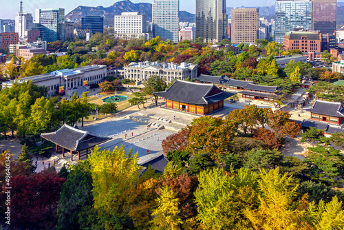 Photography 서울에 위치한 덕수궁의 가을 풍경-Autumn scenery at Deoksugung Palace in Seoul