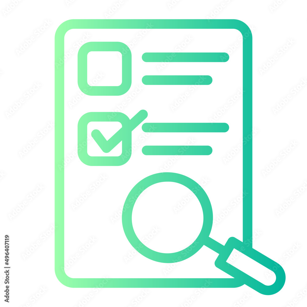 audit gradient icon audit gradient icon