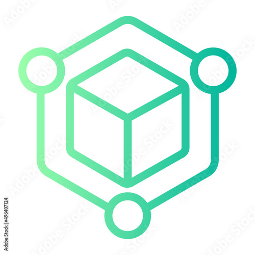 blockchain gradient icon